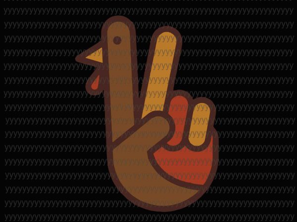 Funny turkey hand thanksgiving retro vintage svg, png, dxf, eps graphic t-shirt design