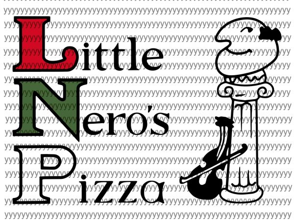Little nero’s pizza svg, png, dxf, eps file print ready shirt design