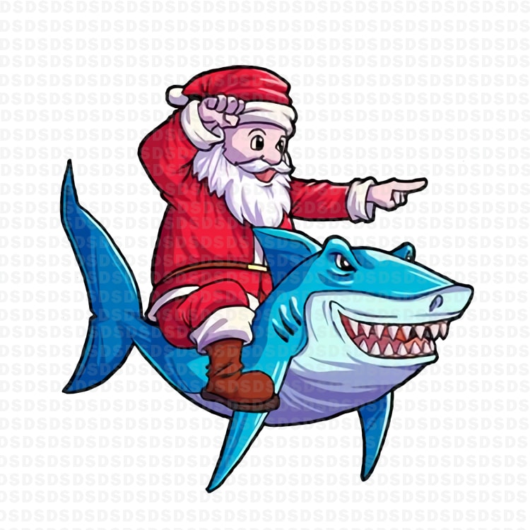 Santa Riding Shark Christmas,Santa Riding Shark tshirt-factory.com