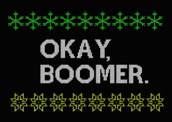 OK Boomer Knitting svg, OK Boomer for Teenagers Millenials Gen Z Funny Meme svg, png, dxf, eps tshirt design vector