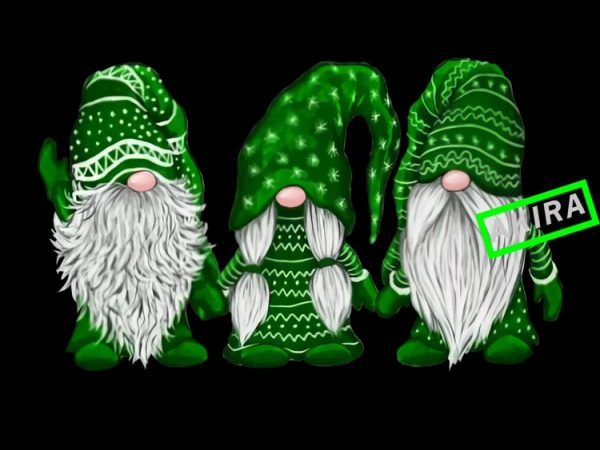 Three gnomes green png,green gnome png,gnome christmas buy t shirt design