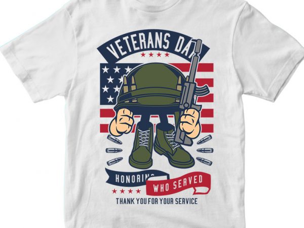 Veterans day print ready vector t shirt design Veterans day print ready vector t shirt design