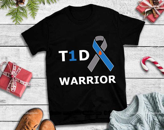 T1d warrior svg,t1d warrior design tshirt