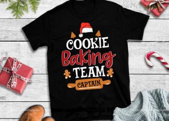 Cookie backing team captain svg,Cookie backing team captain design tshirt