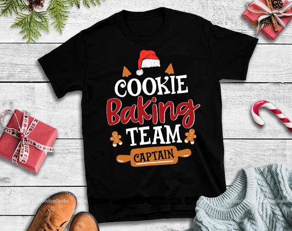 Cookie backing team captain svg,cookie backing team captain design tshirt