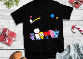 BT21 BTS Cute Chibi svg,BT21 BTS Cute Chibi design