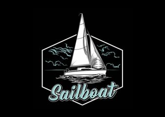 Sailboat Vector t-shirt design