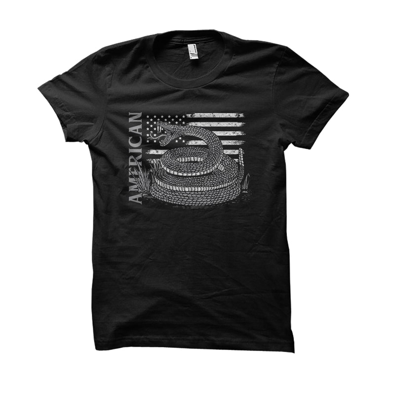 Snake America Vector t-shirt design buy t shirt designs artwork