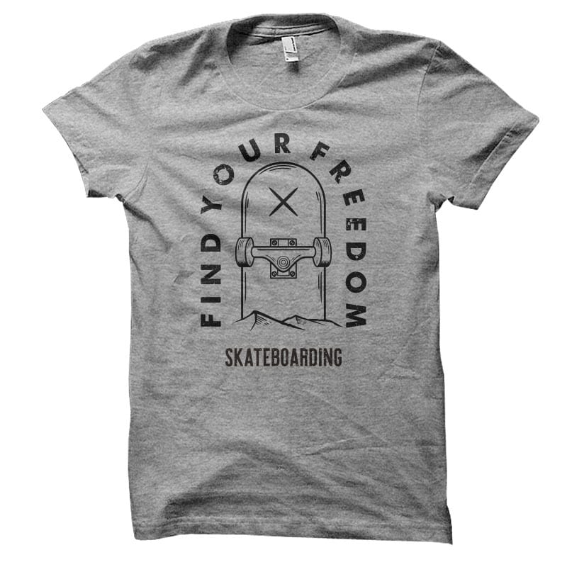 skateboarding Vector t-shirt design tshirt factory