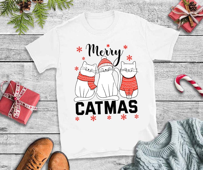 Merry catmas svg,Merry catmas png,Merry catmas design tshirt t shirt design graphic