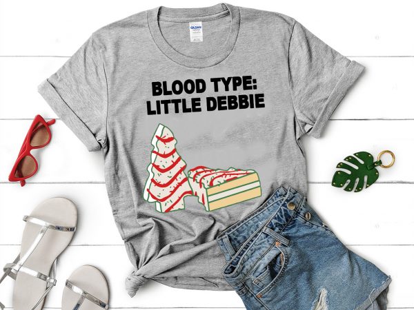 Blood type little debbie svg,blood type little debbie design tshirt