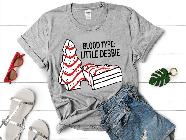 Blood type little debbie svg,blood type little debbie design tshirt