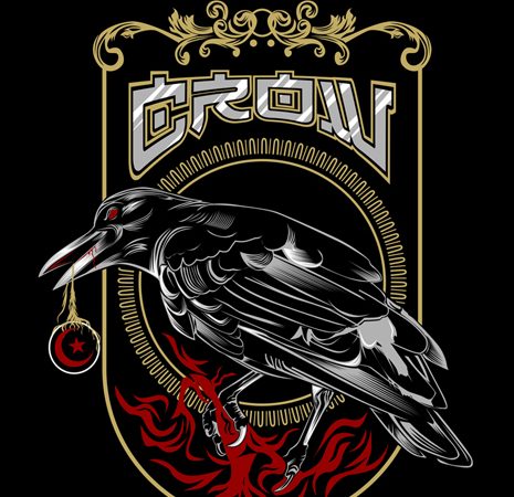 Crow t-shirt design