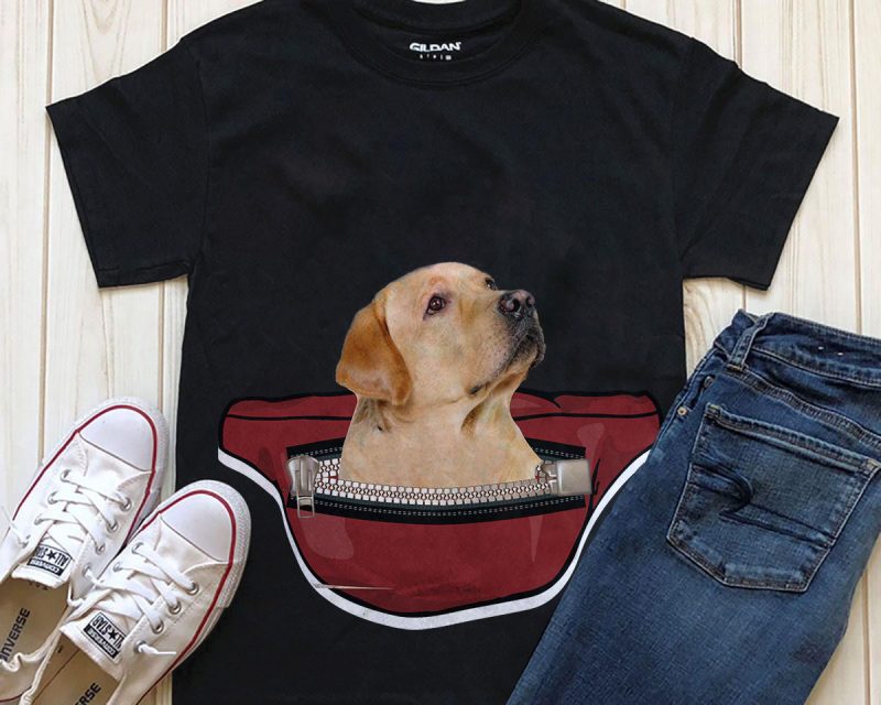 Dog in Waist Pack – 20 Popular Dog Breeds tshirt factory