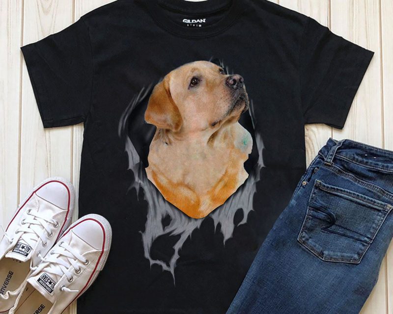 Dog in Tee – 20 versions buy t shirt design