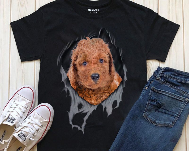 Dog in Tee – 20 versions buy t shirt design