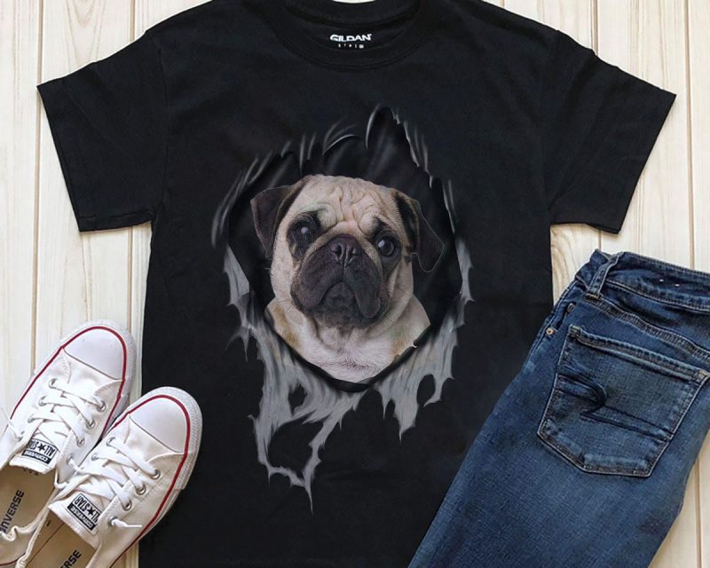 Dog in Tee – 20 versions buy t shirt design