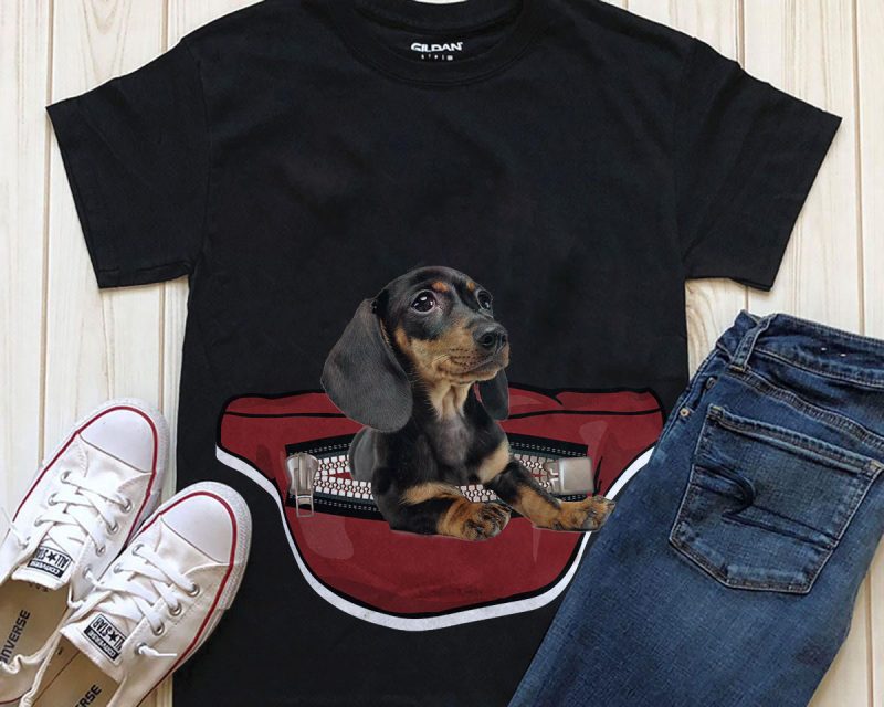 Dog in Waist Pack – 20 Popular Dog Breeds tshirt factory