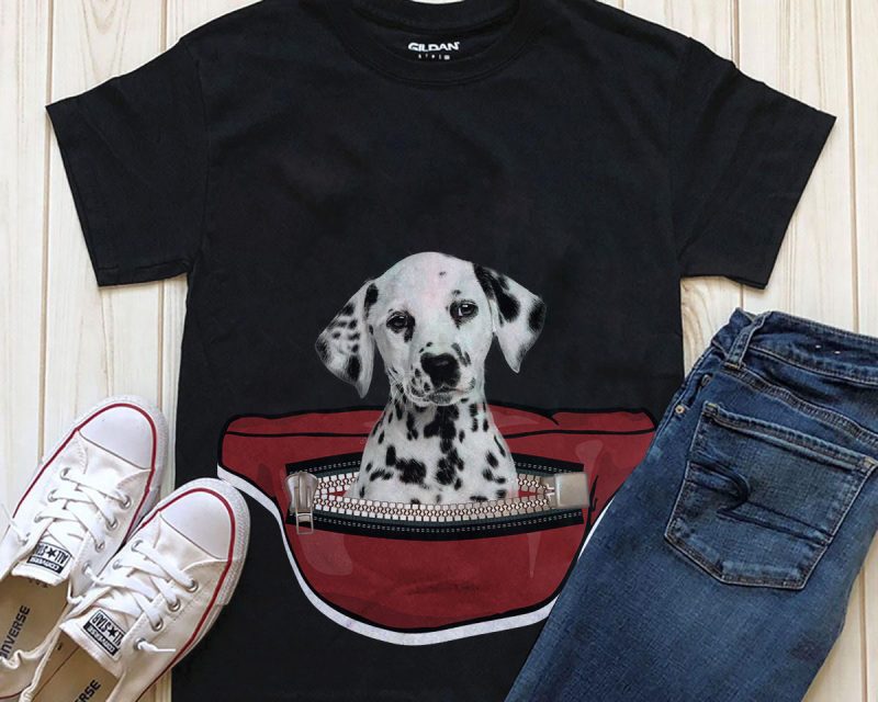 Dog in Waist Pack – 20 Popular Dog Breeds tshirt factory