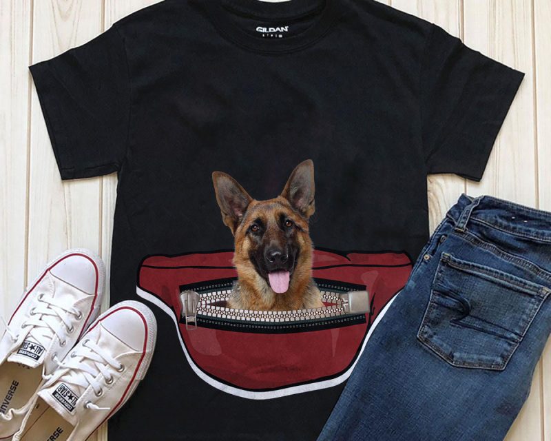 Dog in Waist Pack – 20 Popular Dog Breeds tshirt factory