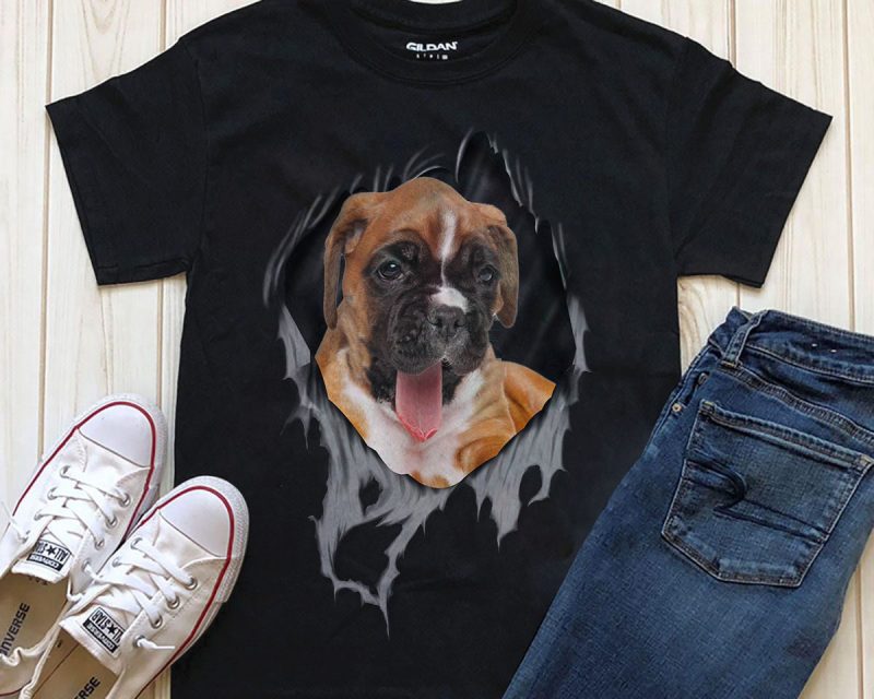Dog in Tee – 20 versions buy t shirt design