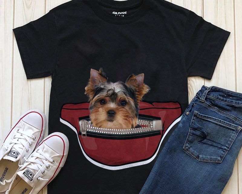 Dog in Waist Pack – 20 Popular Dog Breeds tshirt factory