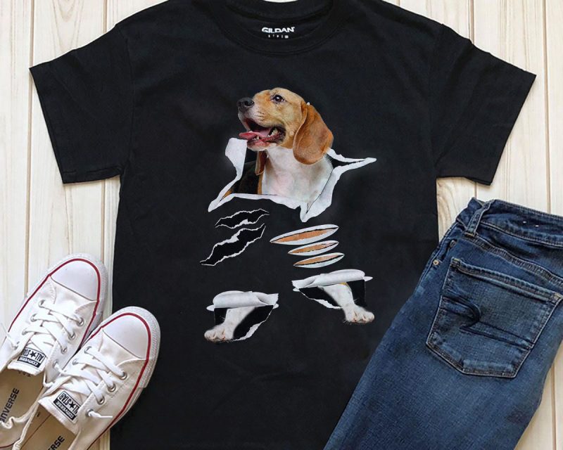 Dog In Tshirt- 20 Popular Dog Breeds buy t shirt designs artwork