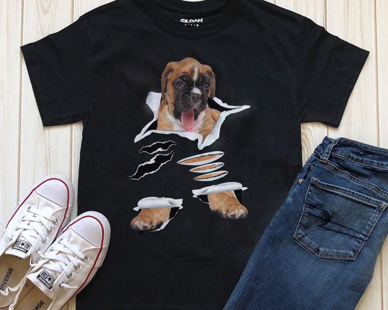 Dog In Tshirt- 20 Popular Dog Breeds buy t shirt designs artwork