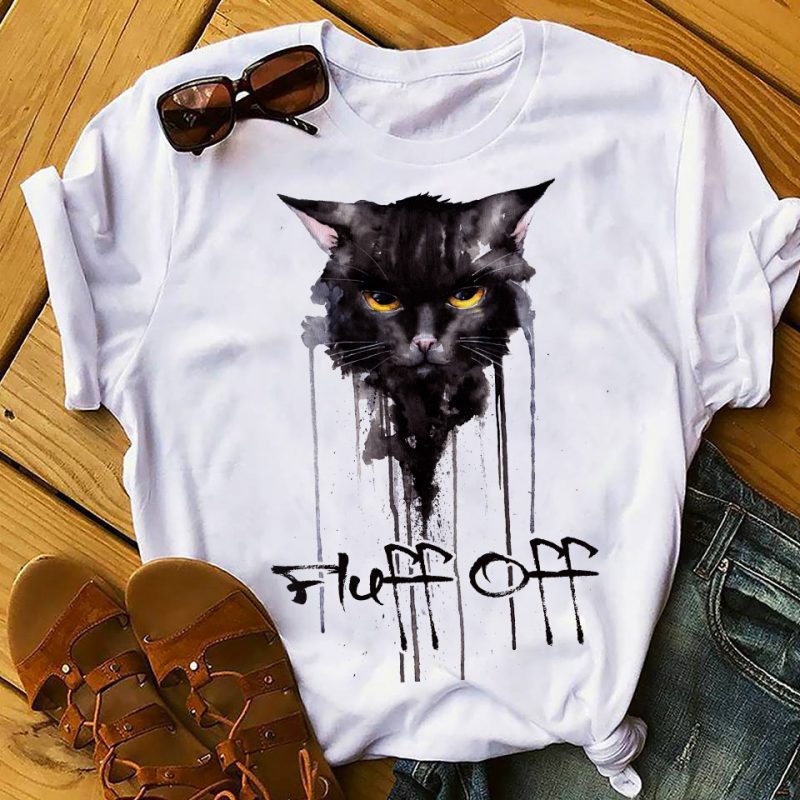 FLUFF OFF t shirt design graphic