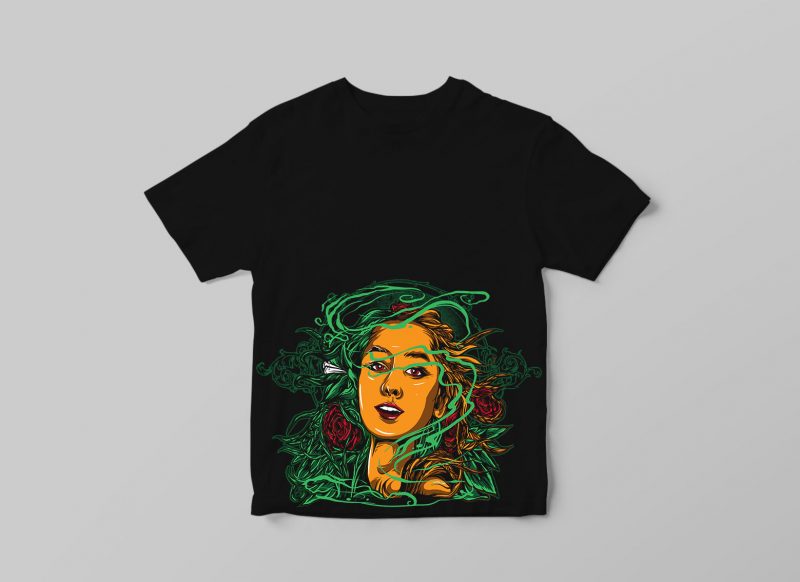 GIRL t shirt designs for sale