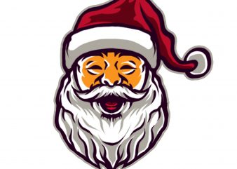 Happy Santa buy t shirt design for commercial use