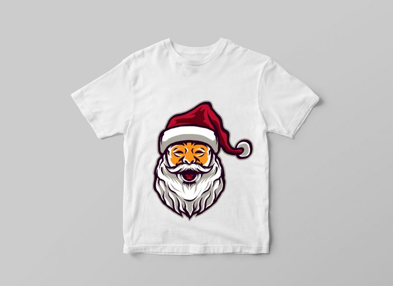 Happy Santa tshirt designs for merch by amazon