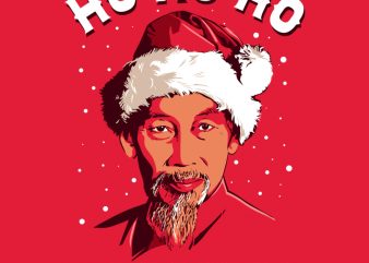 HO HO HO CHI MINH graphic t-shirt design