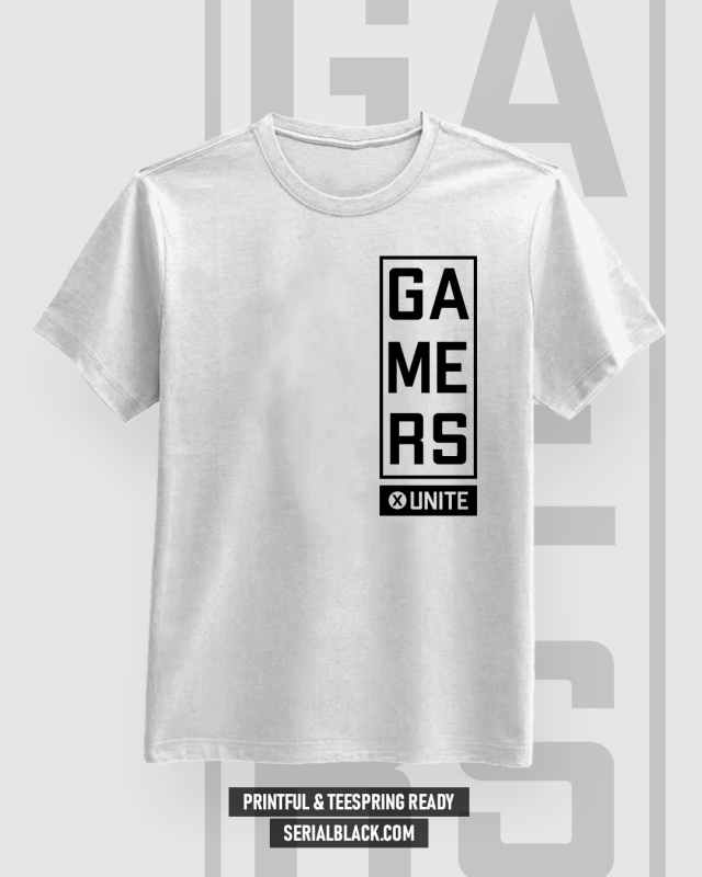 ◾️ ɢαмerѕ х υɴιтe ◾️ Gamer Geek T-Shirt Design buy tshirt design