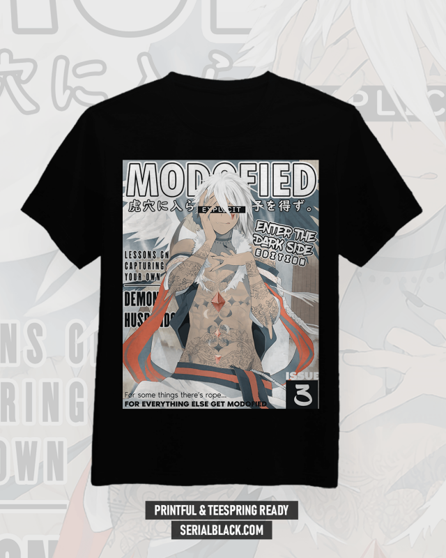Anime Magazine #3 T-Shirt Design t shirt designs for printful