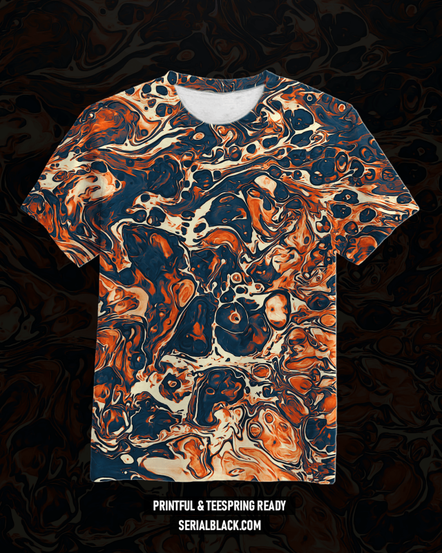 Tattoo Ink V3 All-Over T-Shirt Design t-shirt designs for merch by amazon