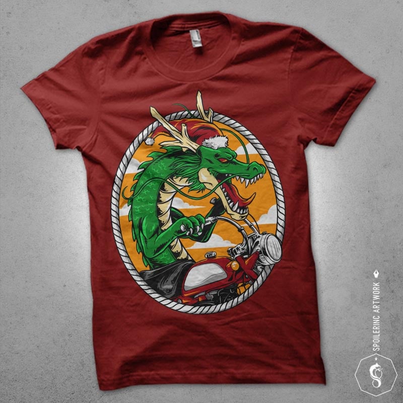 Dragon Rider Graphic T Shirt Design Buy T Shirt Designs