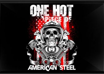 One hot piece vector t-shirt design for commercial use