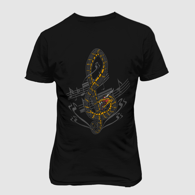 snake music tshirt designs for merch by amazon