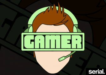 Gamer Guy T-Shirt Design