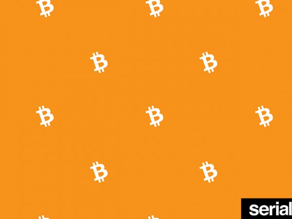 Bitcoin all-over t-shirt design