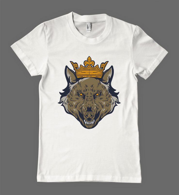king wolf t-shirt design buy t shirt designs artwork