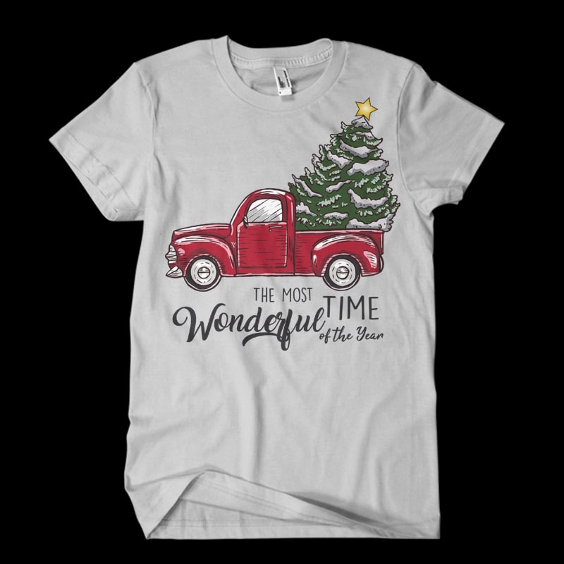 Wonderful time t shirt designs for printful