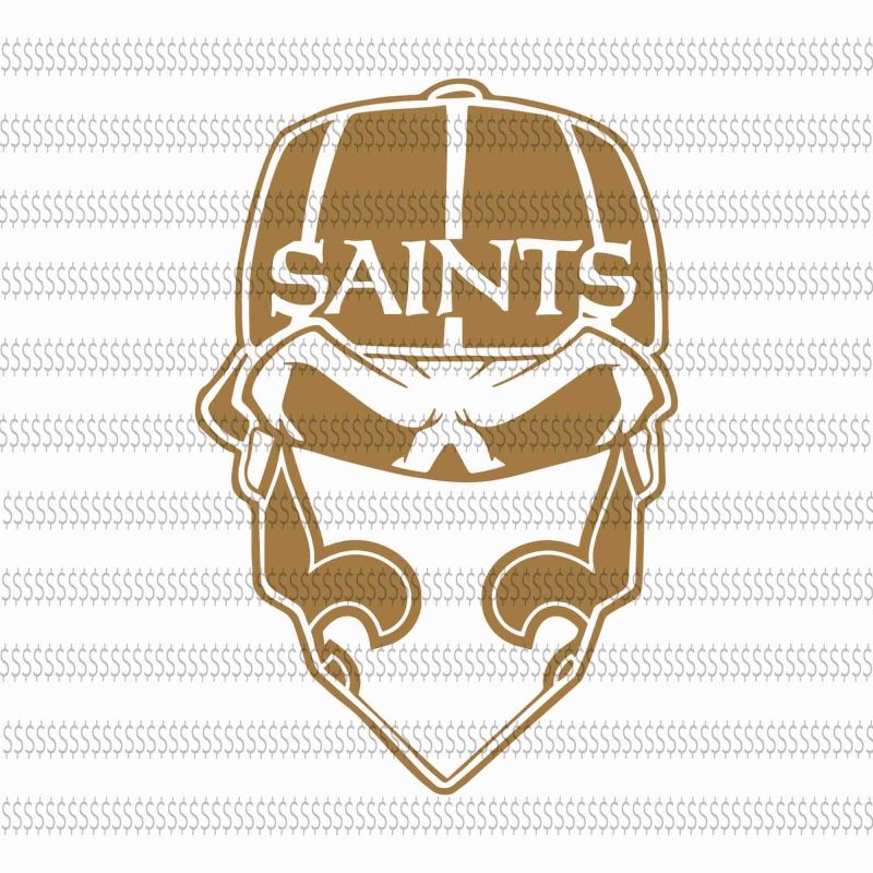Skull new orleans saints svg,New Orleans Saints svg,New Orleans Saints,New Orleans Saints design vector shirt designs