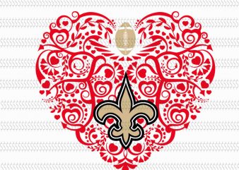 Love new orleans saints svg,New Orleans Saints svg,New Orleans Saints,New Orleans Saints design