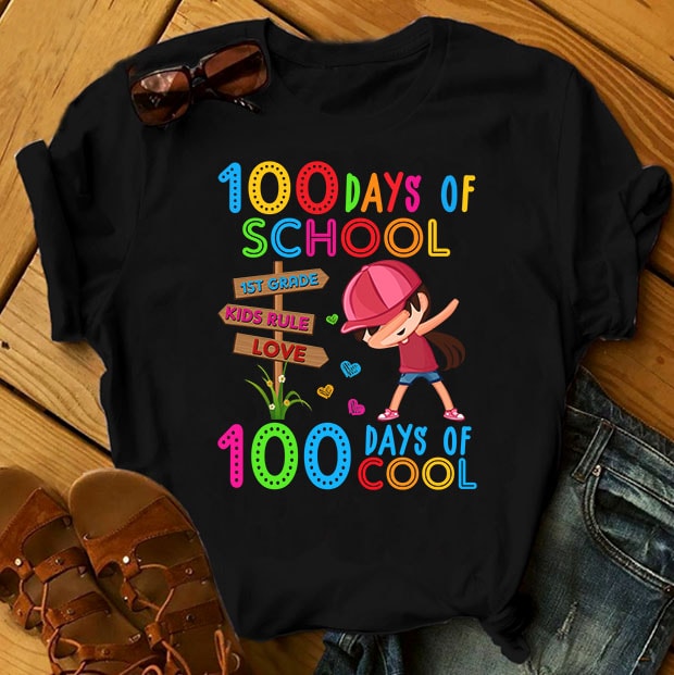 Download Super Cool 100 Days School Bundle - 55 Designs