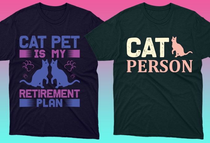 50 Cat Quotes Editable T shirt Designs Bundle