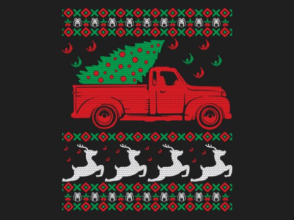 100% pattern ugly christmas sweater design 100% pattern ugly christmas sweater design