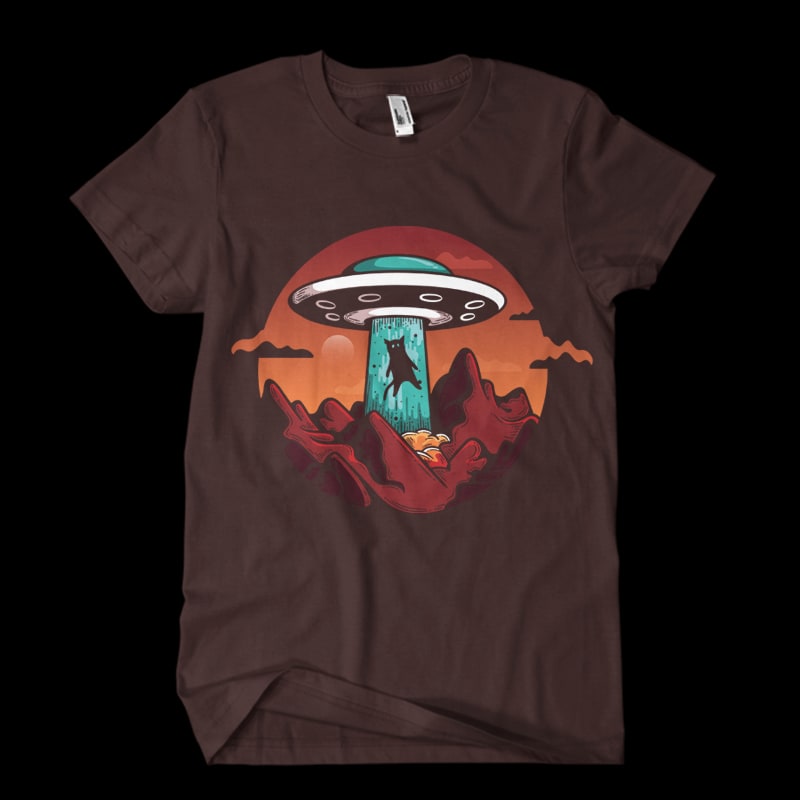 UFO Cat buy t shirt designs artwork