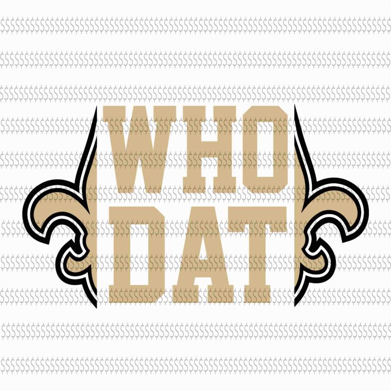 Who dat shirts best sale new orleans saint